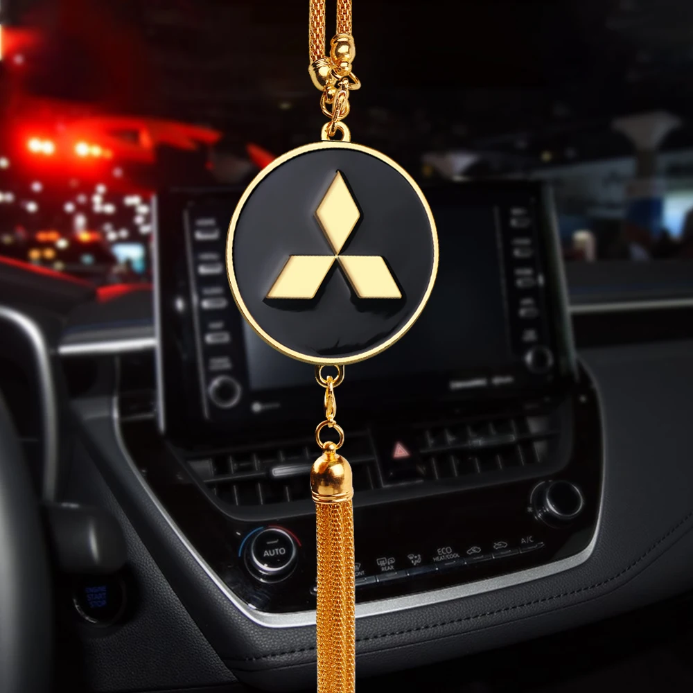 Интерьер автомобиля эмблема зеркало заднего вида подвеска украшение для Mitsubishi ASX