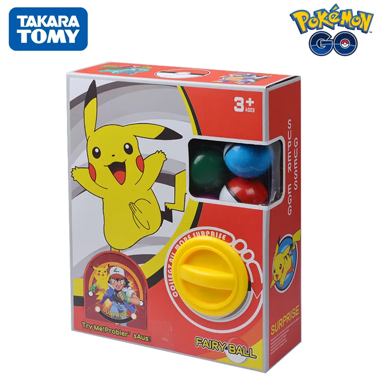 

Anime Pokemon Pikachu Action Figures Squirtle Bulbasaur Charmander Egg Twisting Machine Model Doll Toys Children's Birthday Gift