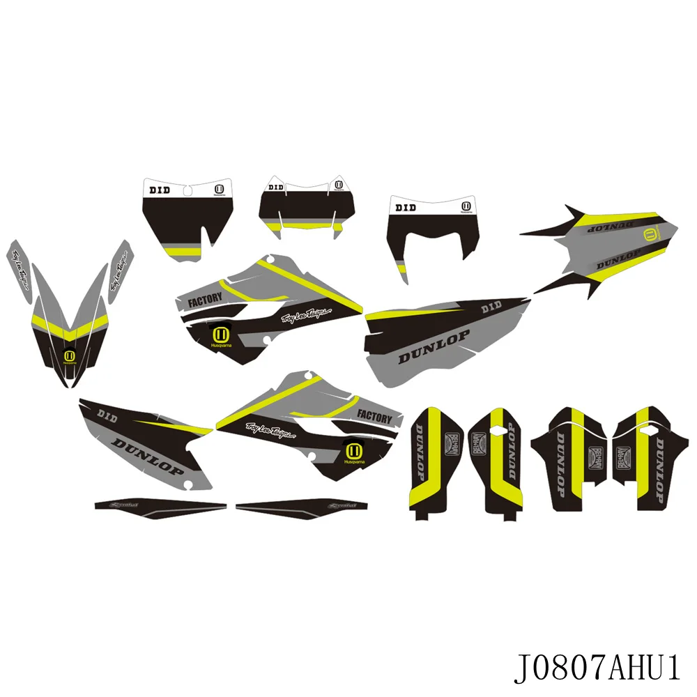 

For Husqvarna TC FC FS 125 250 350 450 2014 2015 TE FE 2014 2015 2016 Graphics Decals Stickers Motorcycle Background Custom