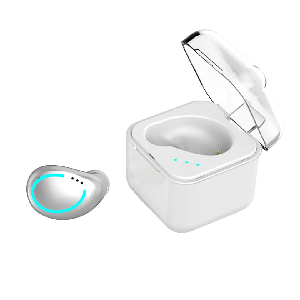 

Single Ear Bluetooth Earphones 5.0 In Ear Music Wireless Earbuds Sports Invisible Earplug Headset One-Button Stereo Earphone