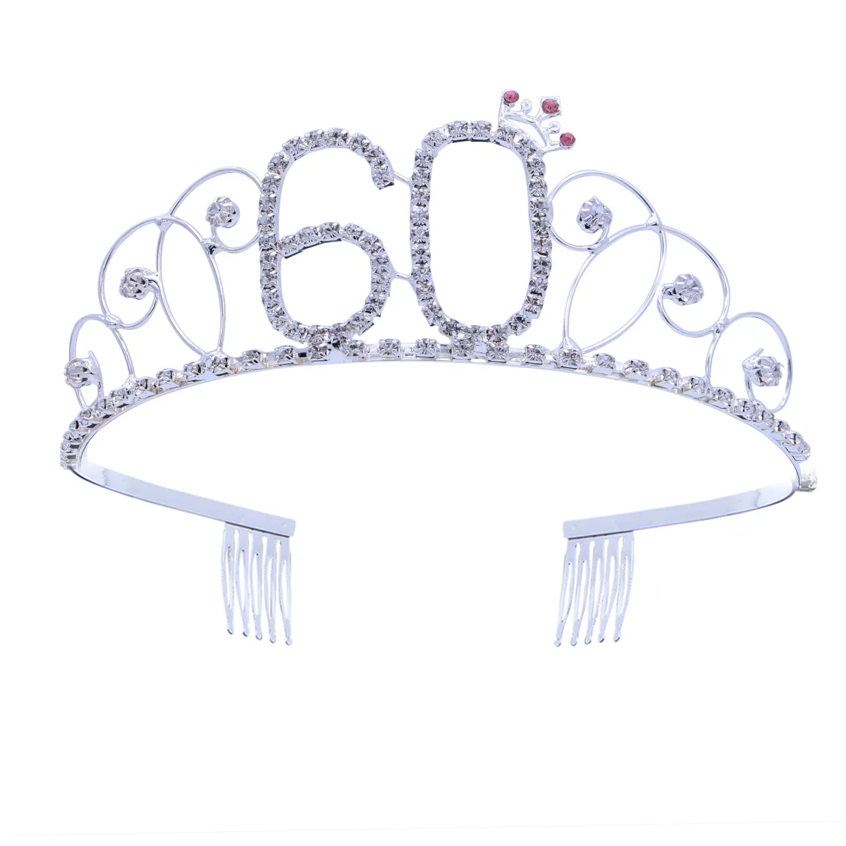 

Birthday 60Th Women Tiara Decorations Tiaras Gifts Headband Happy Fairy
