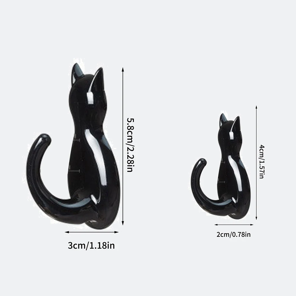 Крючок кошачий хвост прозрачный 2 шт.