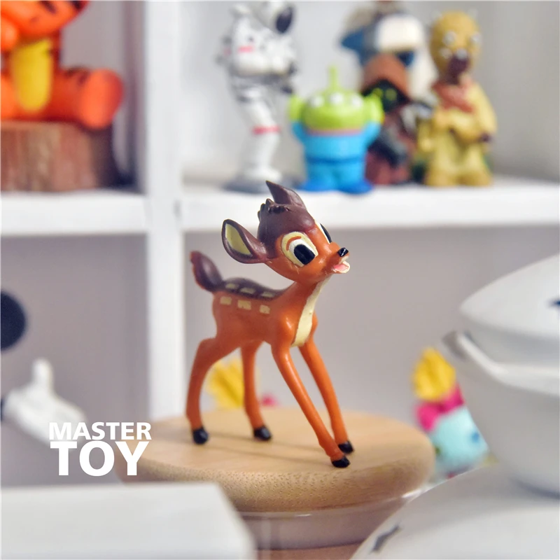 

Disney, Бэмби, 12 шт., 6 см, коллекционная фигурка Бэмби, игрушки