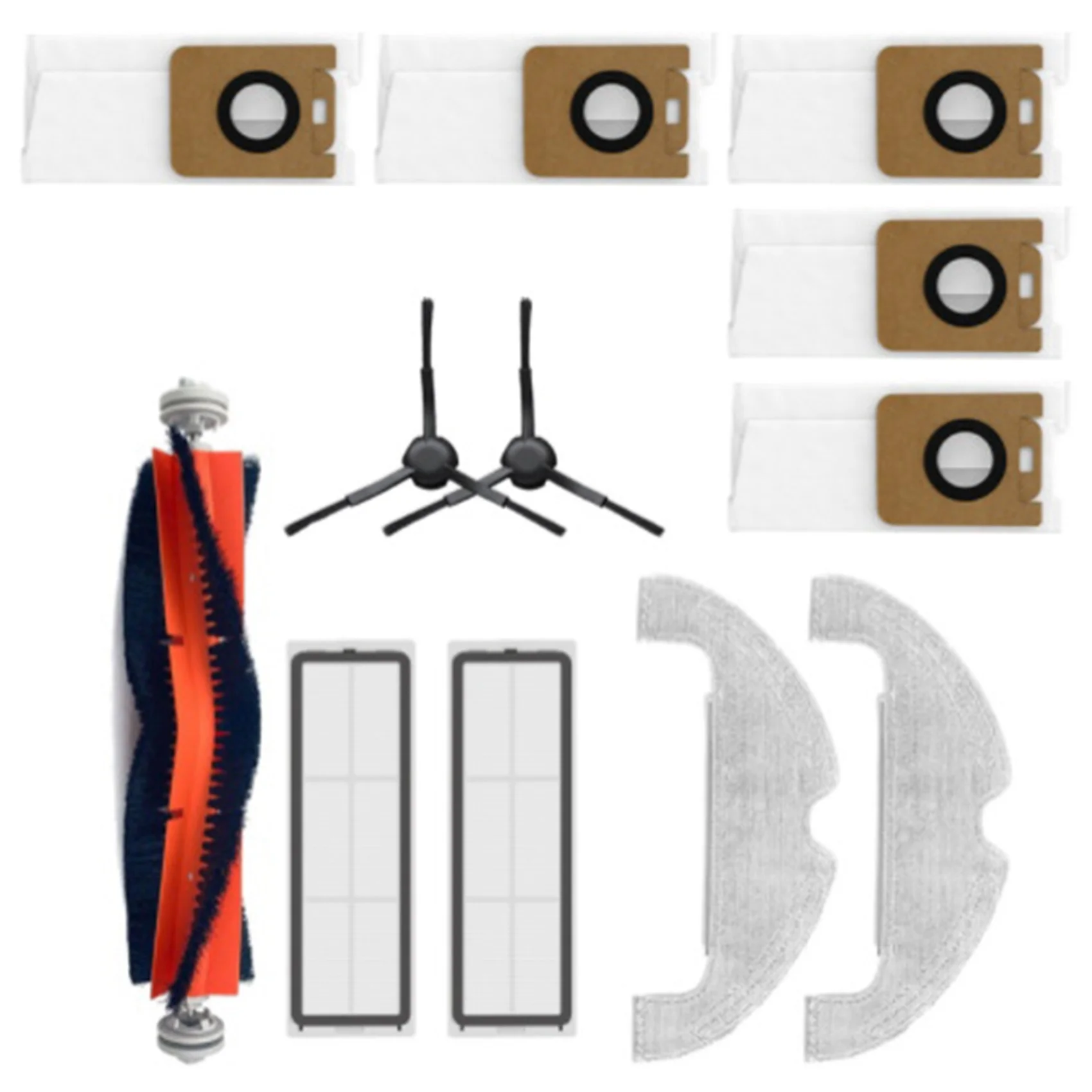 

For Dreame Bot Z10 Pro L10 Plus Vacuum Cleaner Spare Parts Dust Bag Filter Side Brush Main Brush Mop Cloths Accessories