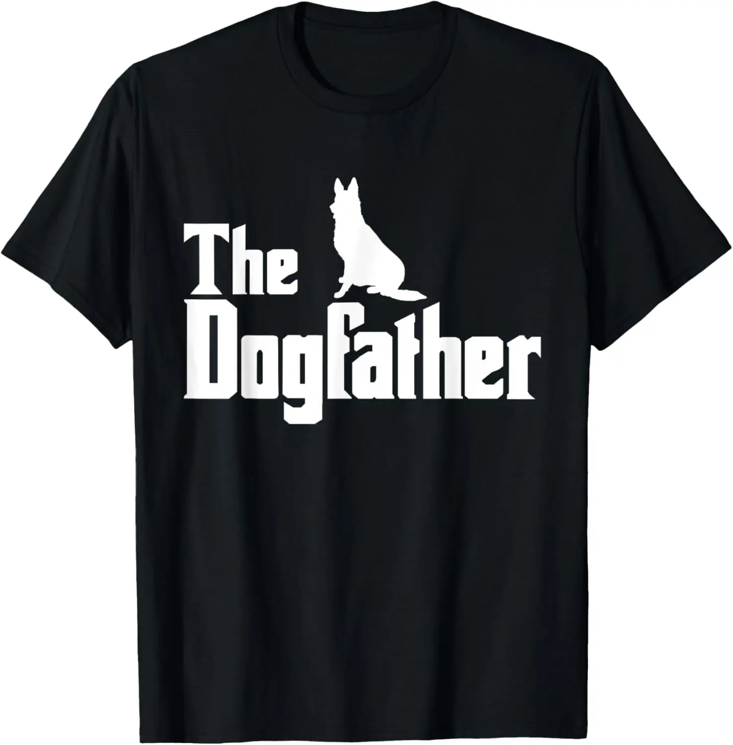 Подарочная футболка с немецкой овчаркой Dogfather |
