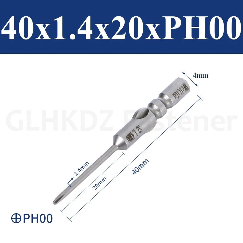 

40-80 мм 800 электрическая крестовая отвертка 4 мм с круглым хвостовиком и крестообразной головкой электрическая отвертка магнитная отвертка PH00-PH2