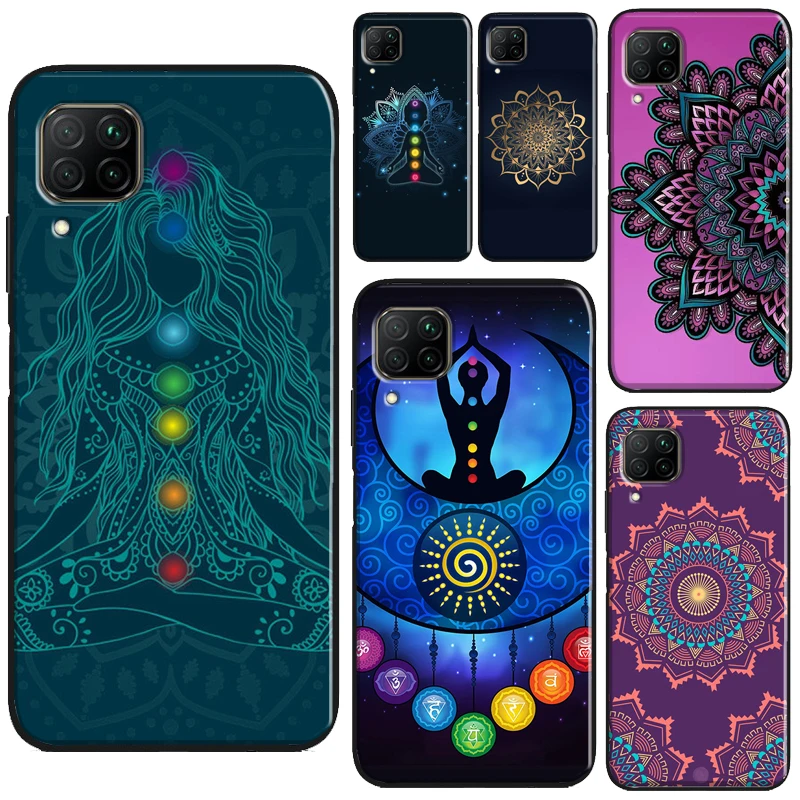 Чехол с мандалой чакрами для йоги Honor 50 Pro 8X 9X чехол Huawei P30 P40 P20 Lite Nova 5T P Smart 2019 2021 -