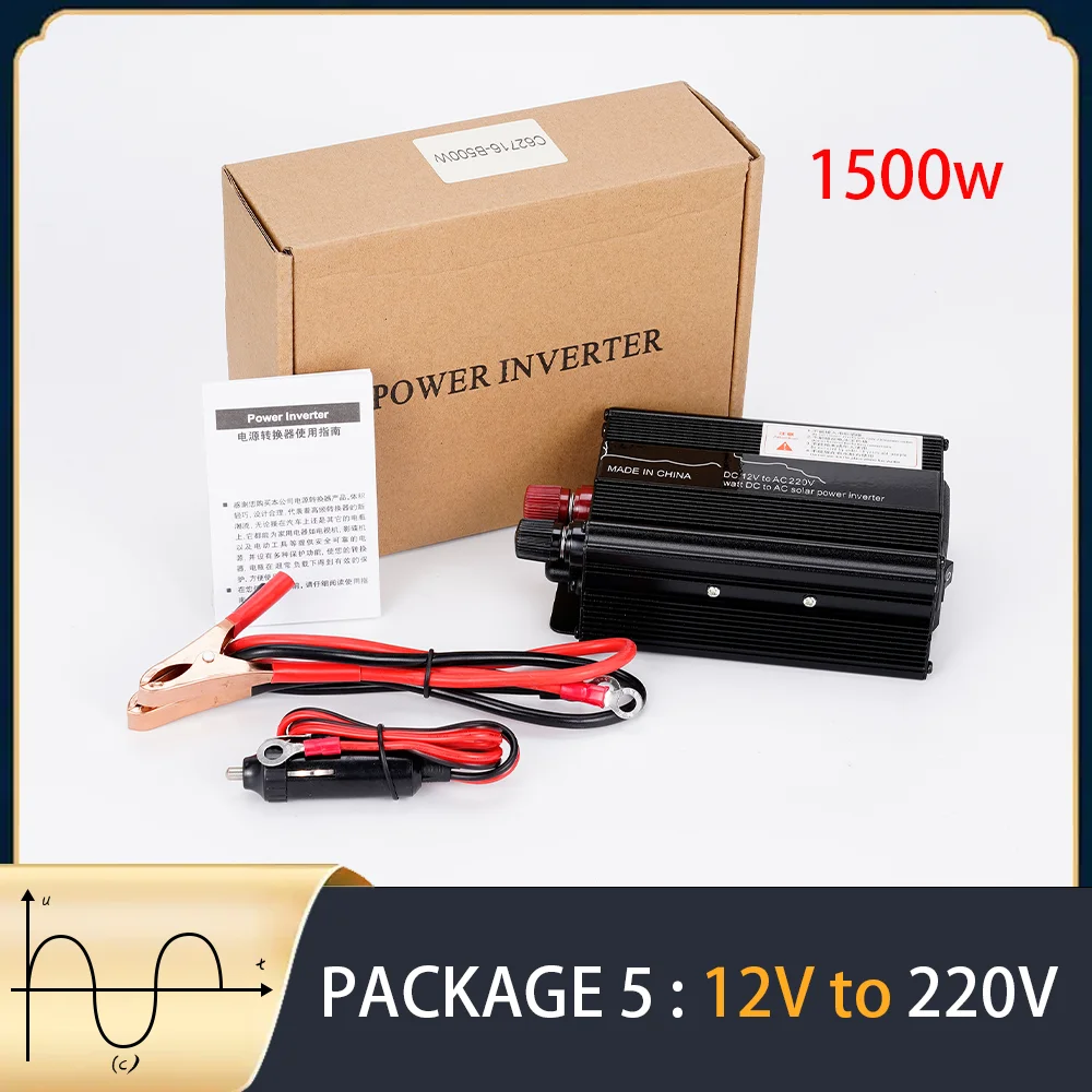 

DC 12V To AC 220V 300W/500W/1000W/1200W Modified Sine Wave Power inverter Car Power USB Inverter Sine Wave Converter