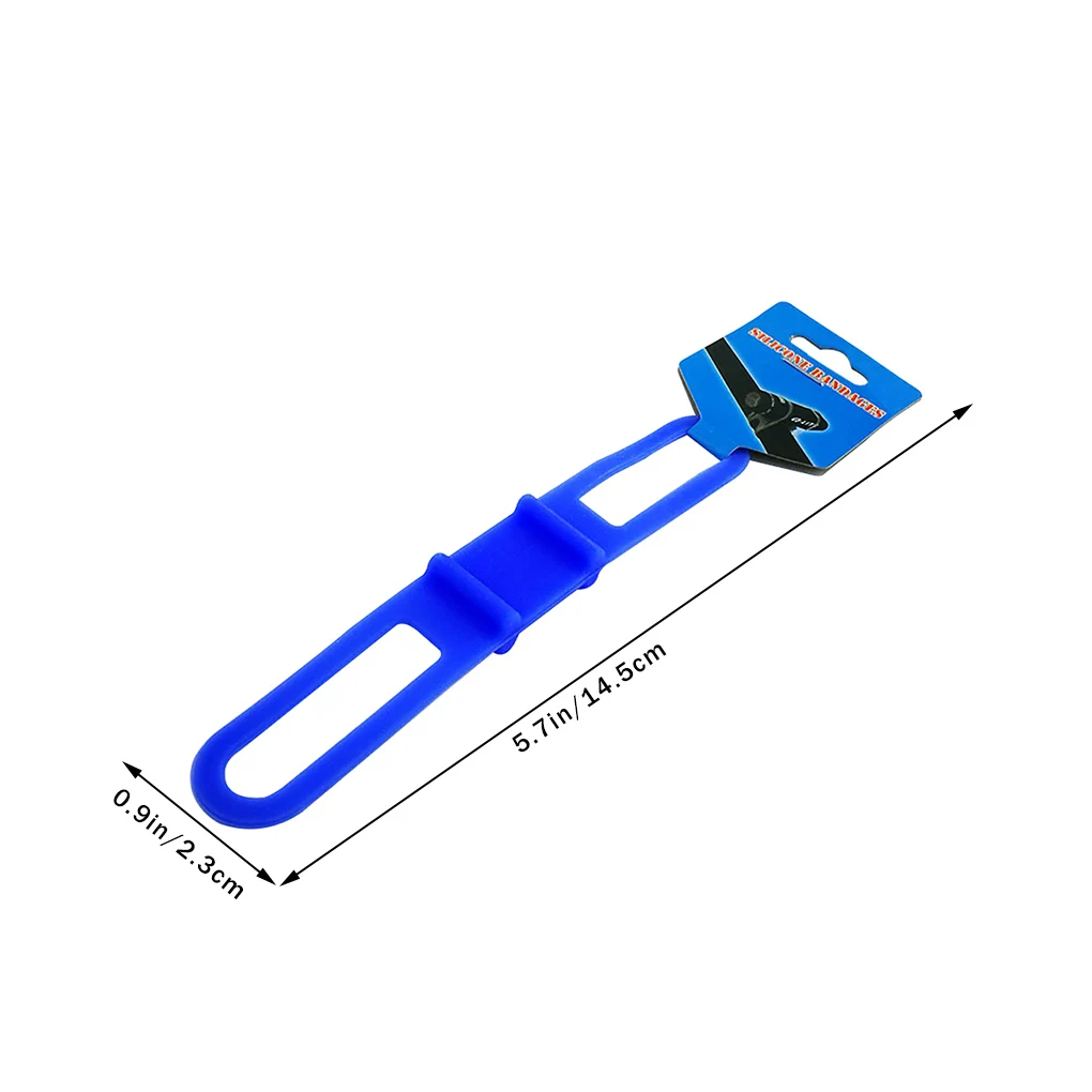 5 шт./лот силиконовый ремешок держатель велосипедного переднего фонаря