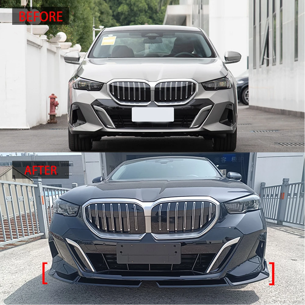 Для BMW 5 серии G60 G61 M Sport 520d 530e 550e i5 M60 2023 2024 Performance Передний бампер Губный спойлер