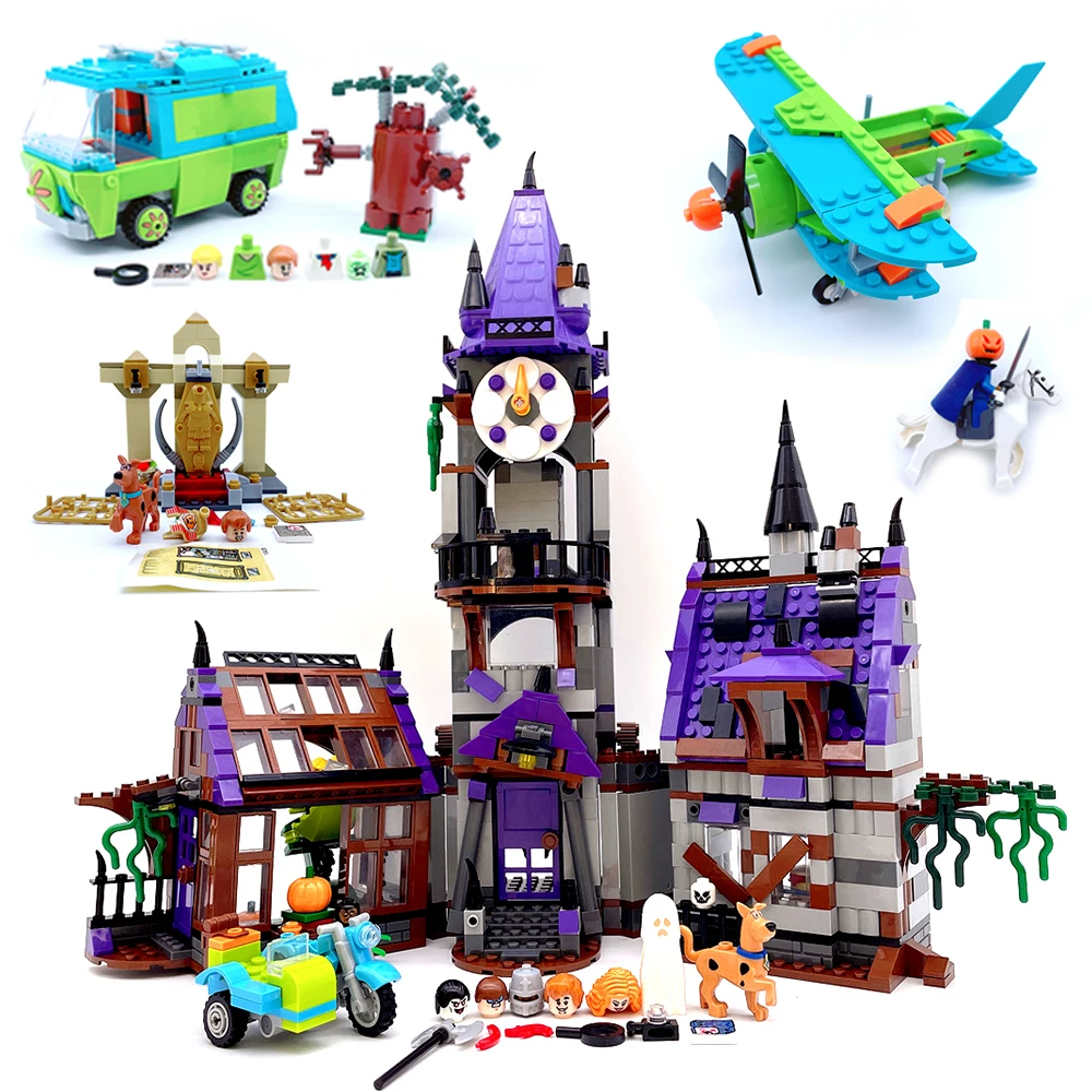 

10430 10428 строительные блоки Scooby The Mystery, кирпичи Doo, игрушки для детей, рождественские подарки, Детская модель, машинка, кукла