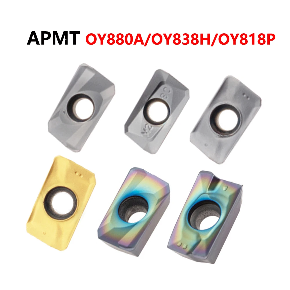 

OYYU APMT1135PDER APMT1604PDER H2 M2 QM XM OY880A OY838H OY818P Фрезерные твердосплавные вставки Инструменты с ЧПУ Фреза APMT APMT1604 APMT1135