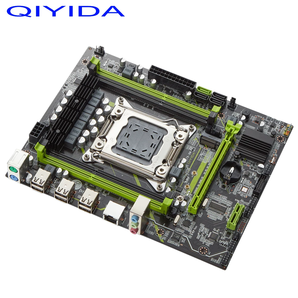 Материнская плата Qiyida X79 LGA 2011 SATA3.0 поддержка памяти DDR3 и процессора Xeon E5 |