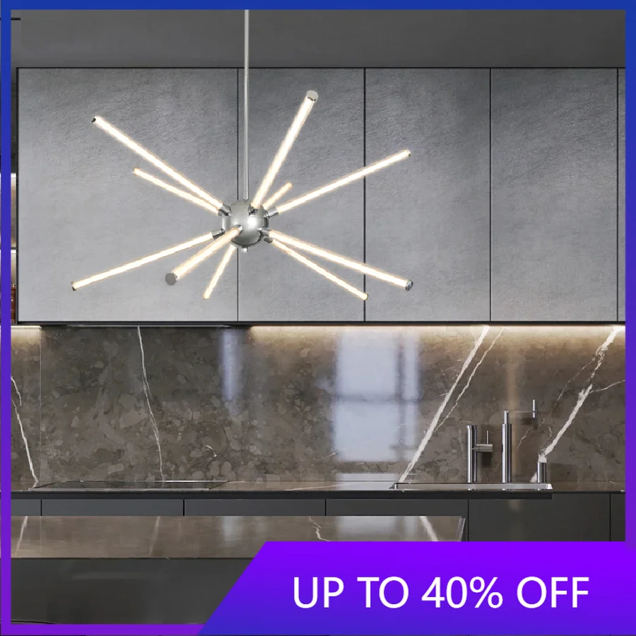 

Modern Pendant Light for Kitchen Bar suspension 110V 220V Aluminum Avize Lustre Pendant Lamp for Dining room Office