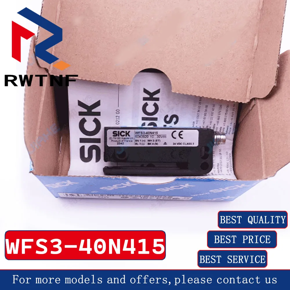 Фото Совершенно новый подлинный WFS3-40N415 SICK слот-тип фотоэлектрический прозрачный датчик этикетки для упаковки, 100% оригинальный складской запас №4