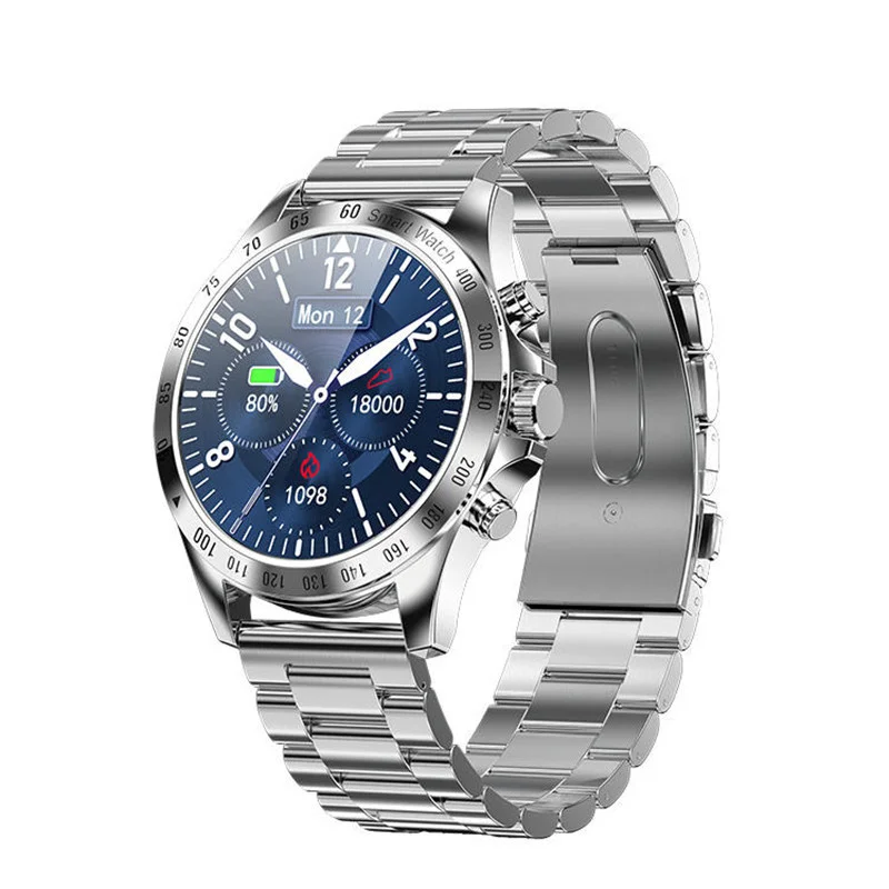 

Luxury Stainless Steel Watch Smart Watch Heart Rate Watch Smart Bracelet Full Touch Waterproof Men's Fitness Watch Sports Watch