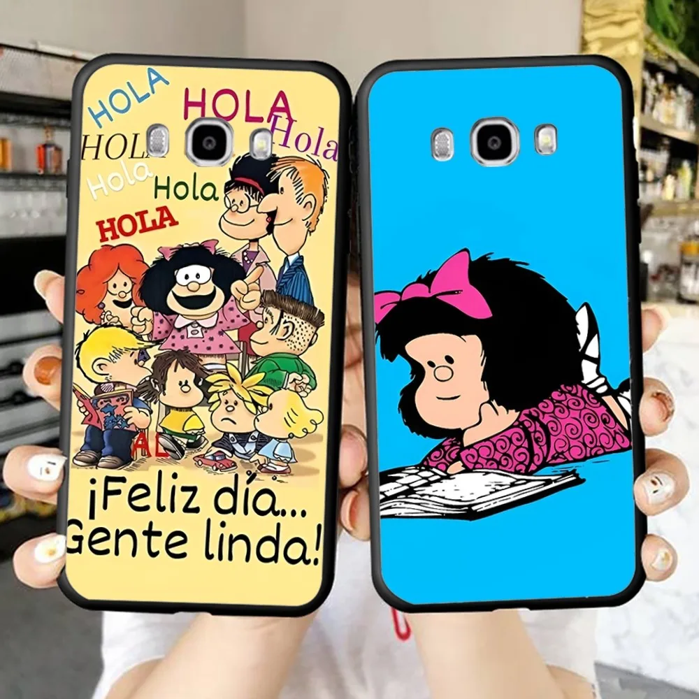 

Mafalda Cartoon Phone Case For Samsung J 7 Plus 7core J7 Neo J6 Plus Prime J6 J4 J5 Mobile Cover