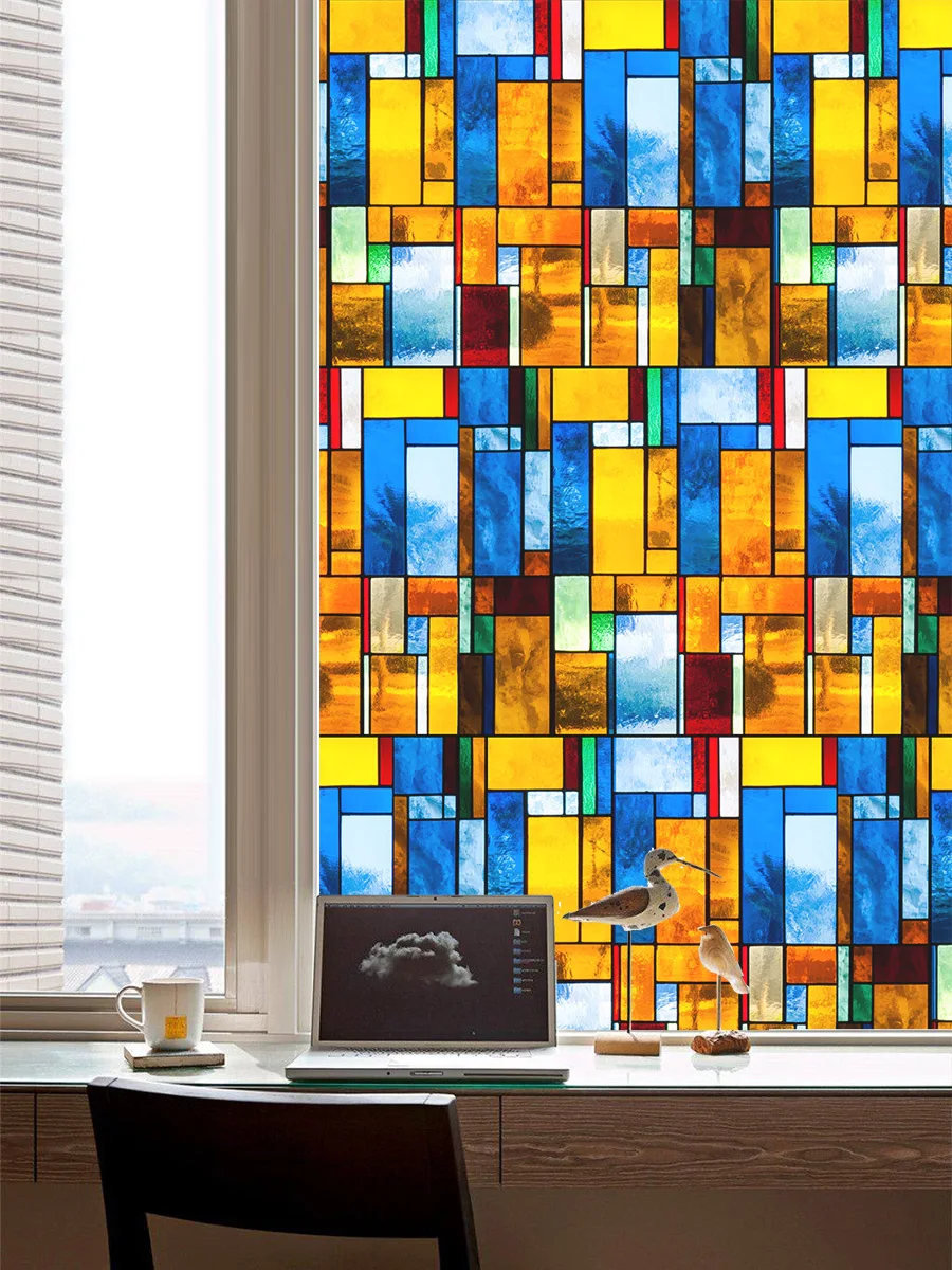 Ретро стеклянная наклейка в европейском стиле церковная живопись имитация