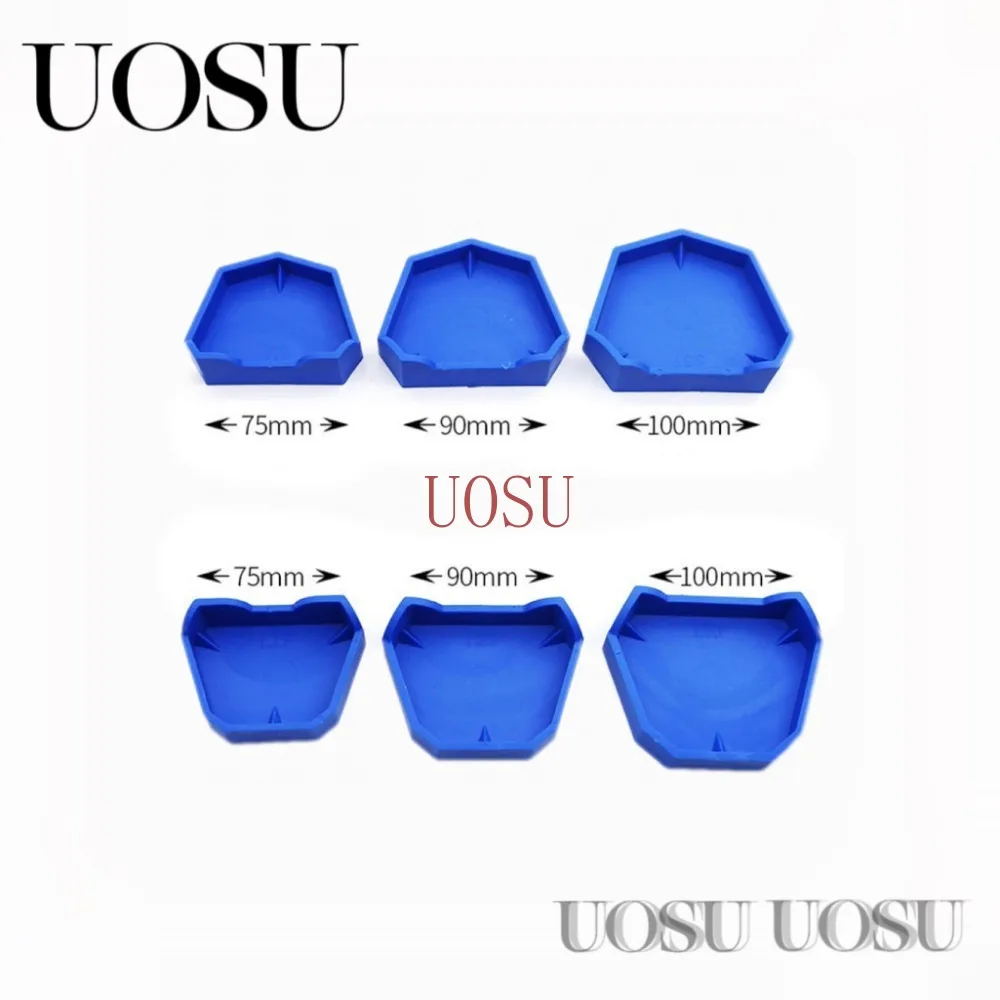 

6Pcs/set Dental Model Base Set Dental Plaster Mold Base Denture Impression Tray Base Dentistry Lab Former Base Kit 3 Sizes