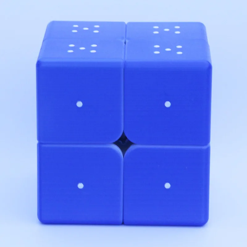 

2x2x2 Braille For The Blind Magic Cubes Professional Magic Cubes Twist Puzzle Toys For Children Gift Educational Toy