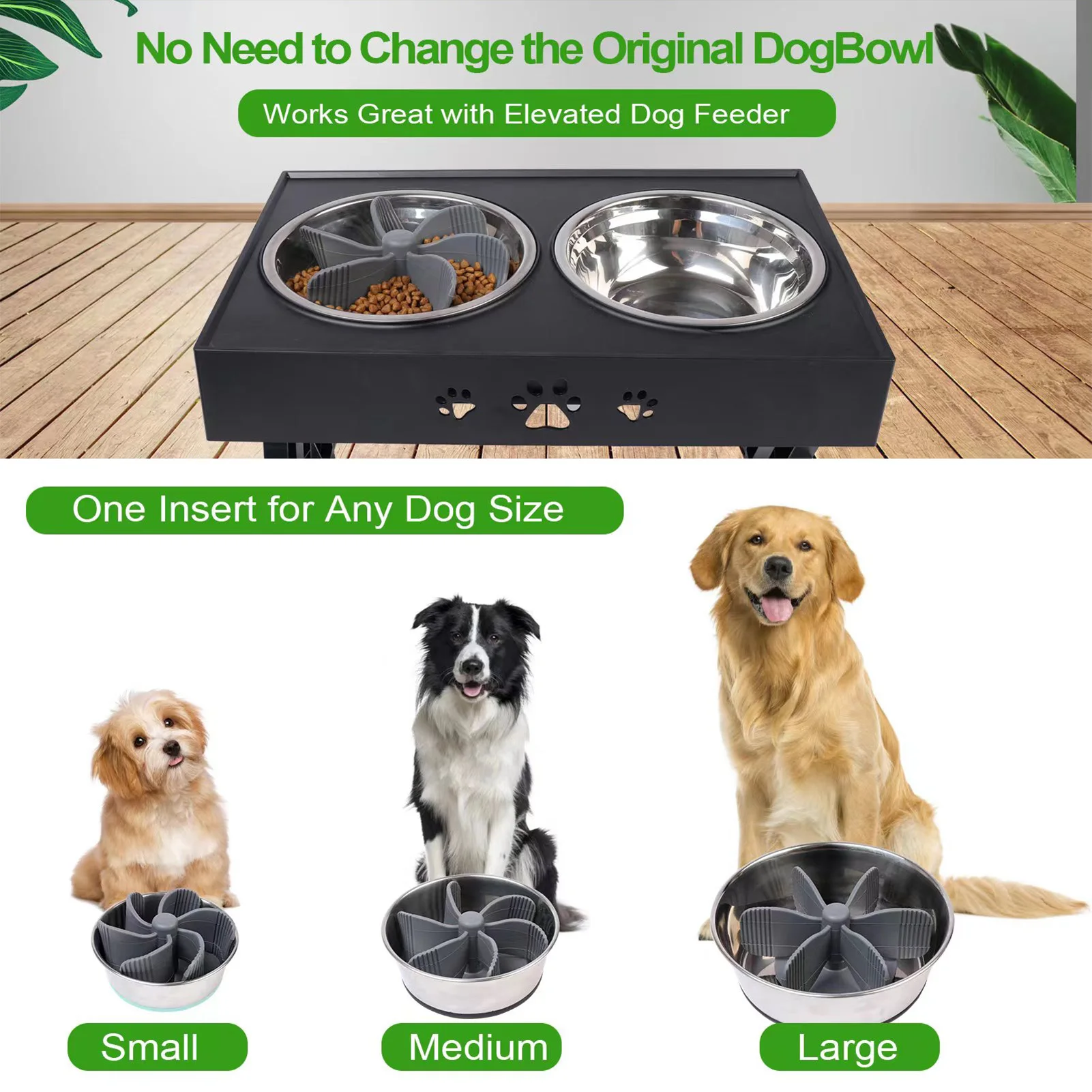 

Slow Feeder Dog Bowls Insert Spiral Slow Feeder With Adjustable Cuttable Arm & Strong Suction Cup Dogs Cats Slow Feeding Eating