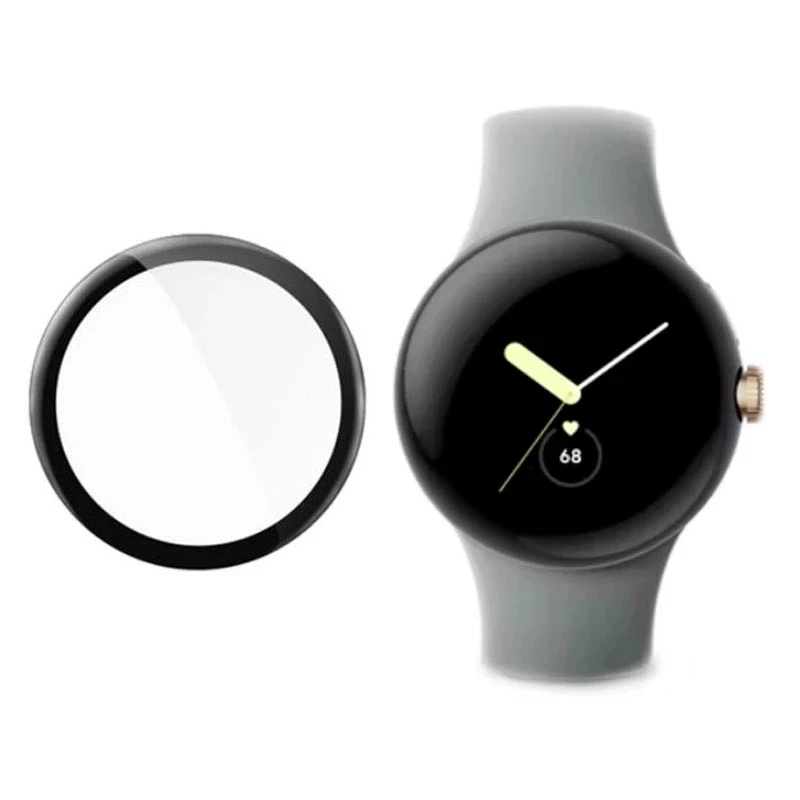 

Soft Edge Protective Film For Google Pixel Watch 3D Curved Display Screen Protector Pixel Smartwatch Full Cover Film Accessories
