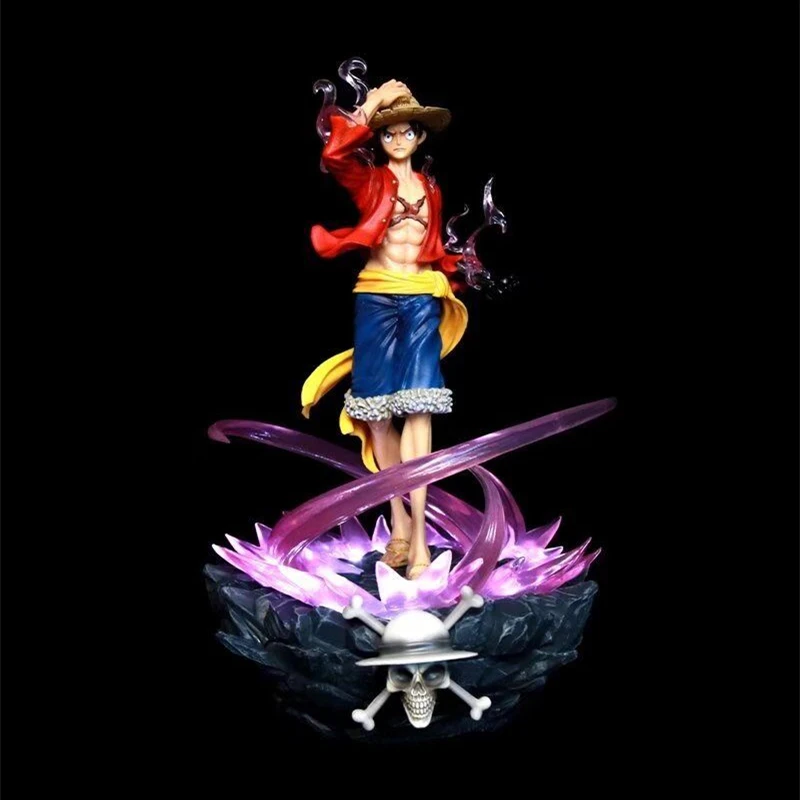 

41cm Monkey D Luffy Anime Figure Battle Action Gift Desktop Collection Animation Figma Pirate PVC GK Model Kid Toys