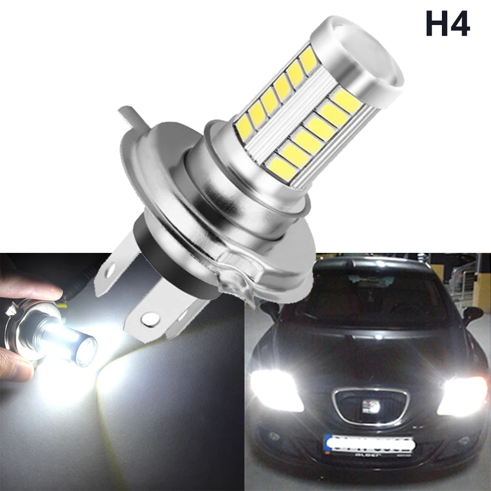 

1 шт. Автомобильные светодиодные фары 9006 HB4 9005 HB3 H4 H7 H11 H8 5630 33SMD, противотуманные фары, дневные ходовые огни, поворотные тормозные лампы, белые ...