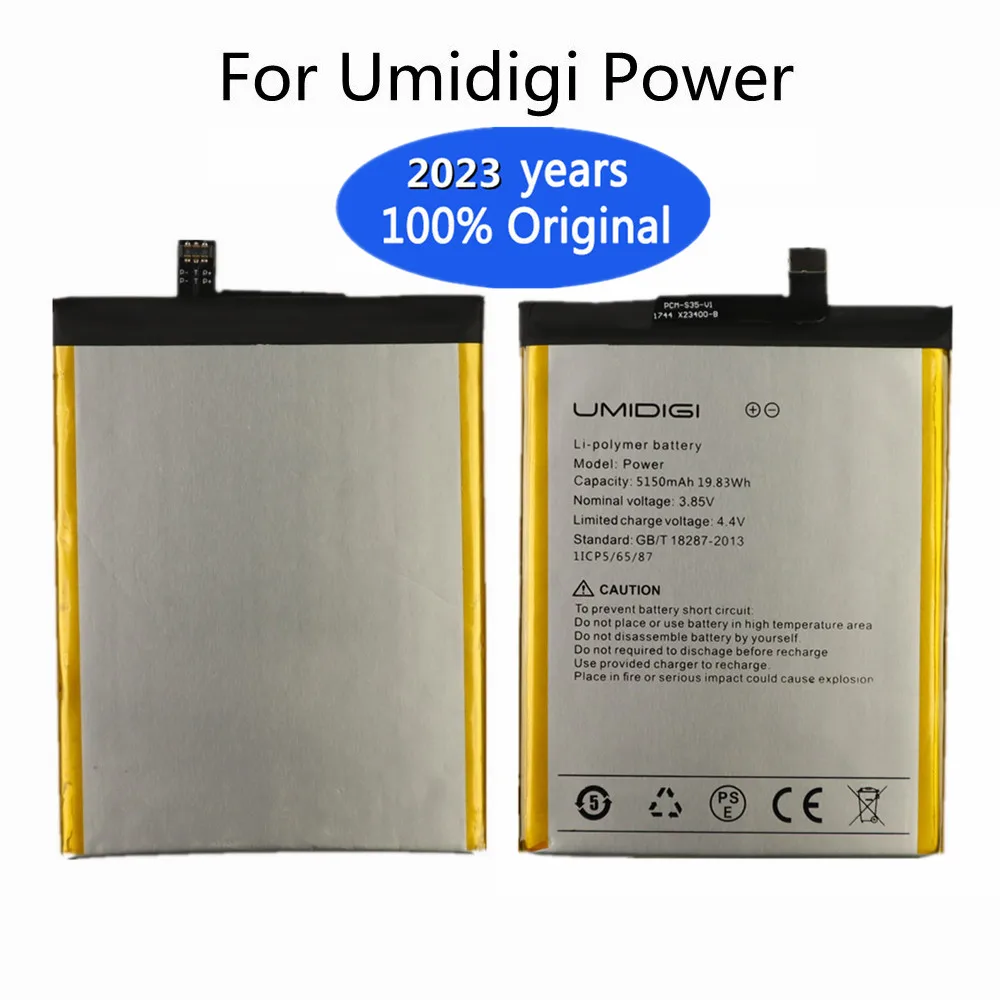 

2023 новый оригинальный сменный аккумулятор UMI для Umidigi Power 5150 мАч Высококачественный аккумулятор для мобильного телефона Быстрая доставка