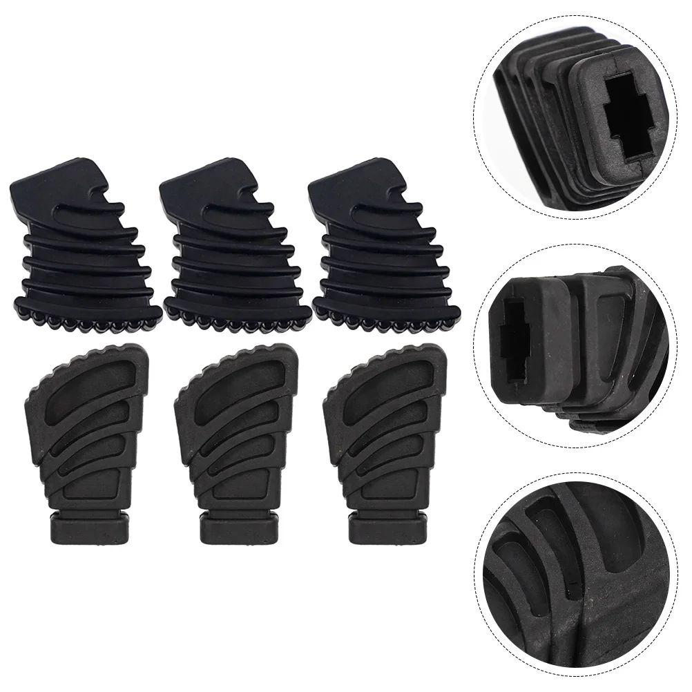 

6pcs Drum Kit Stand Mat Drum Rubber Feet Drum Stand Protector Drum Racks Rubber Feet