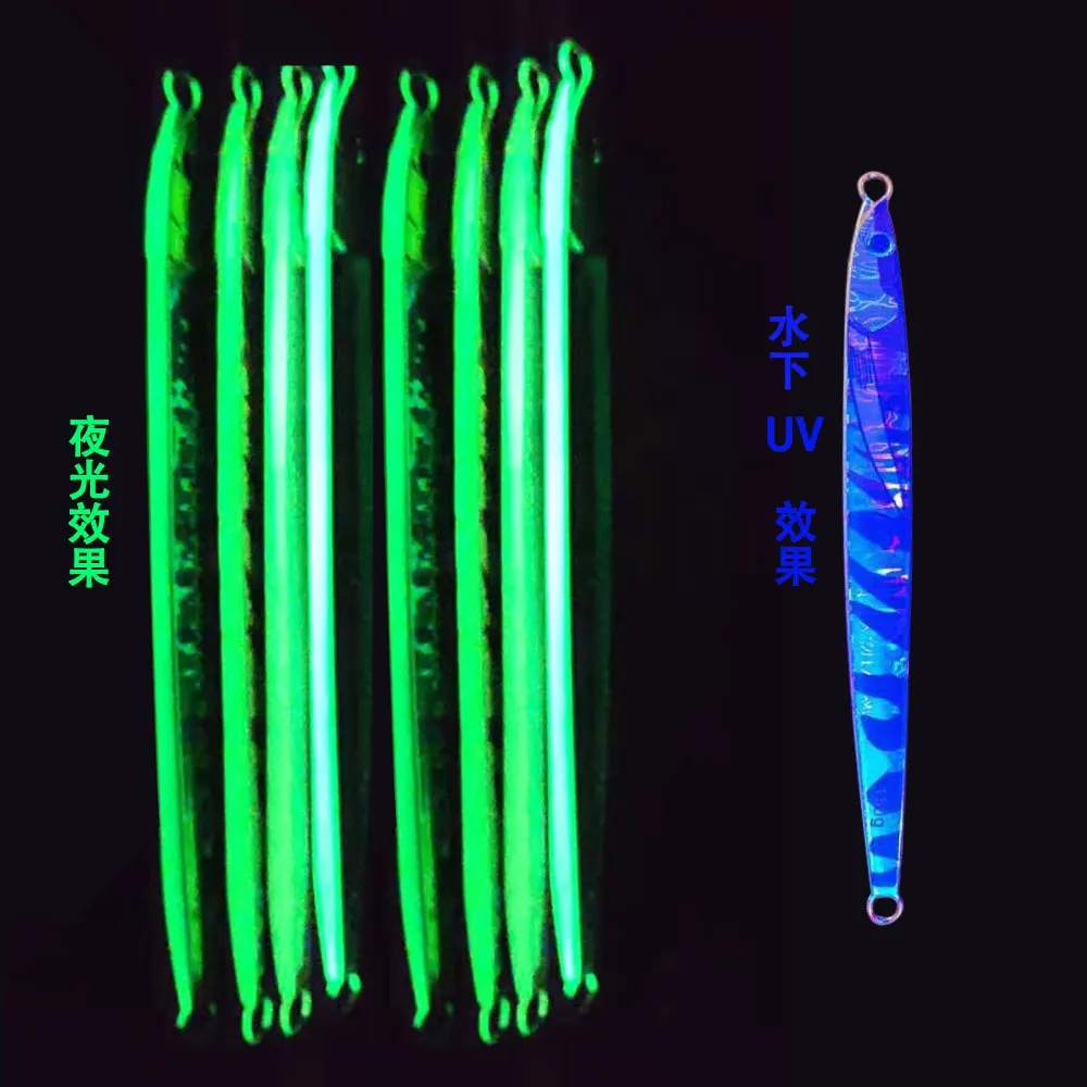 Фото AS Fast JIg Angler Bait UV Lure 150g180g Fishing Glow Jig Speed Falling Boat Морская рыбалка Металлическая жесткая вертикальная тонущая приманка Pesca №2
