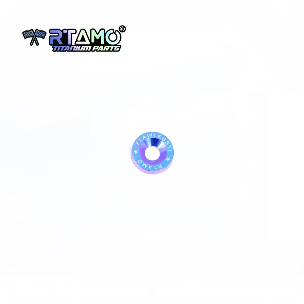 

RATMO Титановая шайба Gr5 M3/4/5/6/8 с потайной прокладкой для модификации велосипеда и мотоцикла (1 шт.)