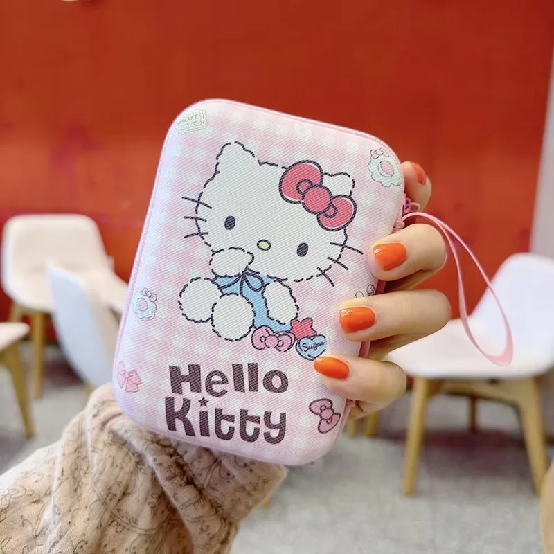Sanrio Hello Kitty Милый Мультяшный Кабельный Органайзер Большой Емкости Портативный