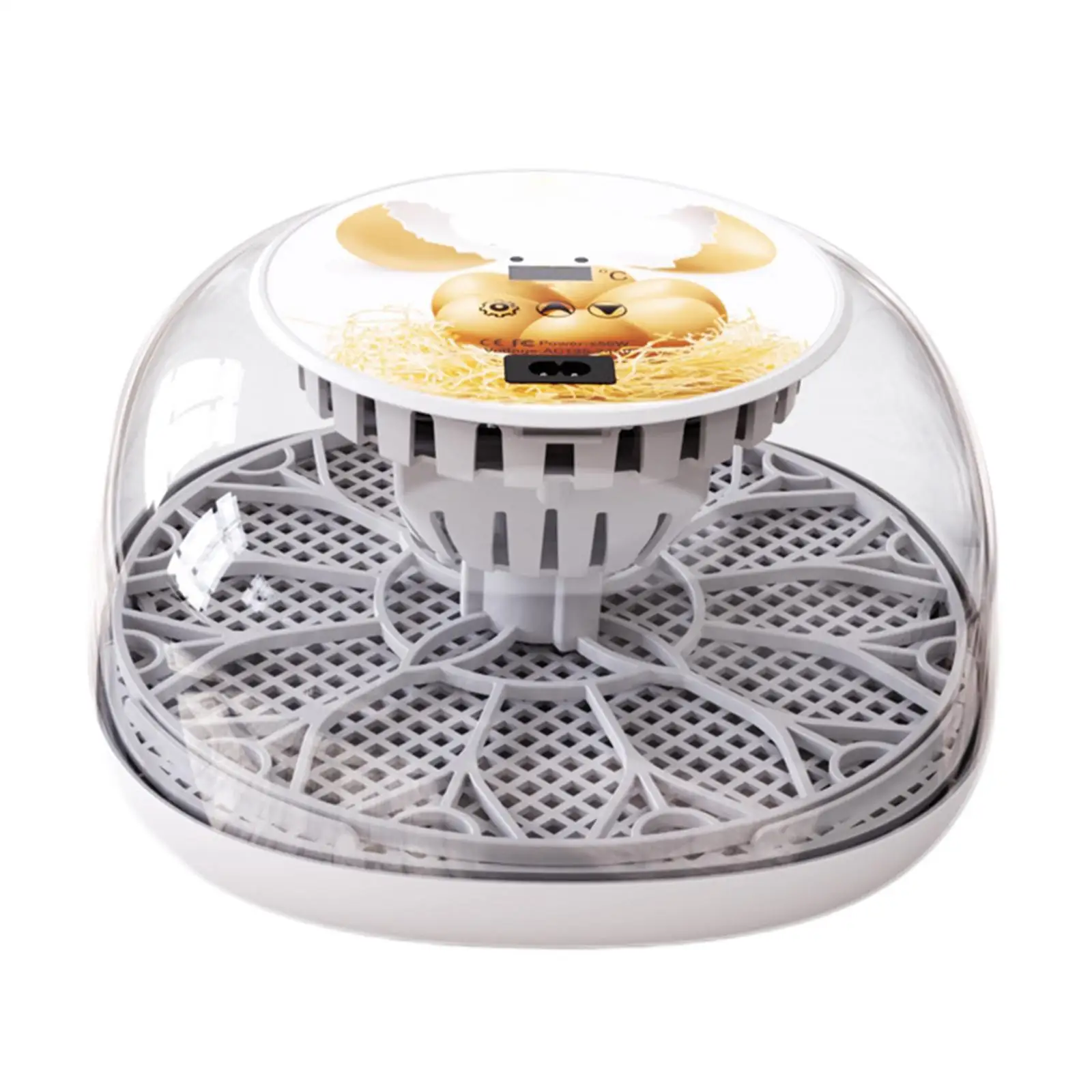 

12 Eggs Incubator Manual Egg Turner Chick Incubator Temperature Control Chicken Hatcher for Quail Duck