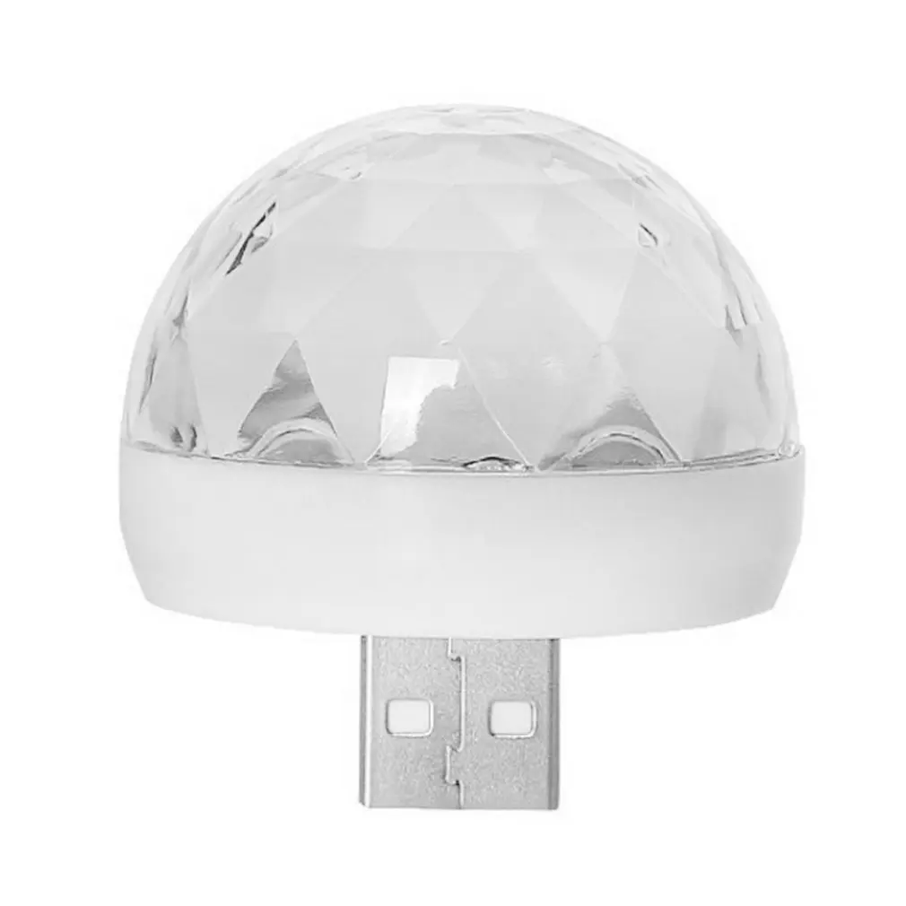 

LED Car Lights Party Atmosphere Light Car USB Colorful Music Lamp Mini Small Portable Decorative Ball