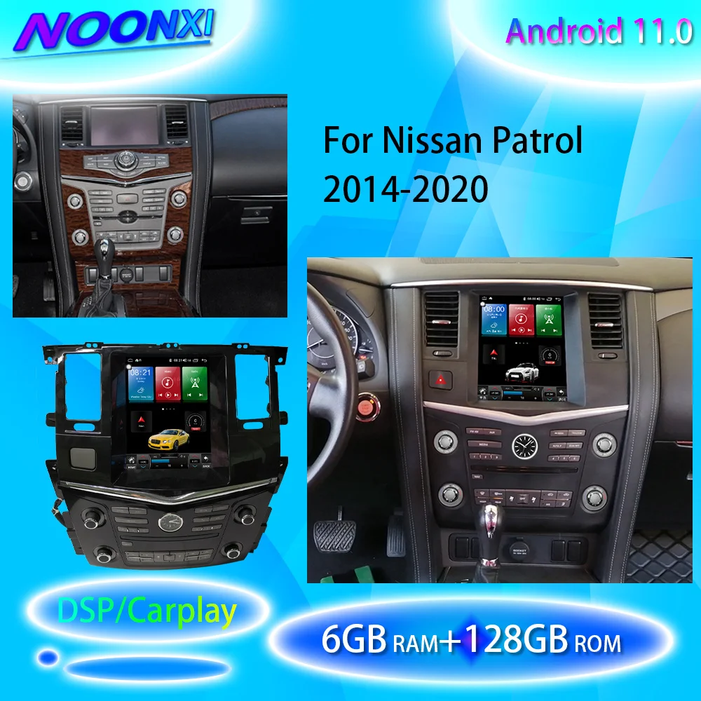 

For Nissan Patrol 2013 -2018 Car Radio Stereo Multimedia Player GPS Navigation 2 Din DVD Carplay Head Unit 6G+128G Android 11.0