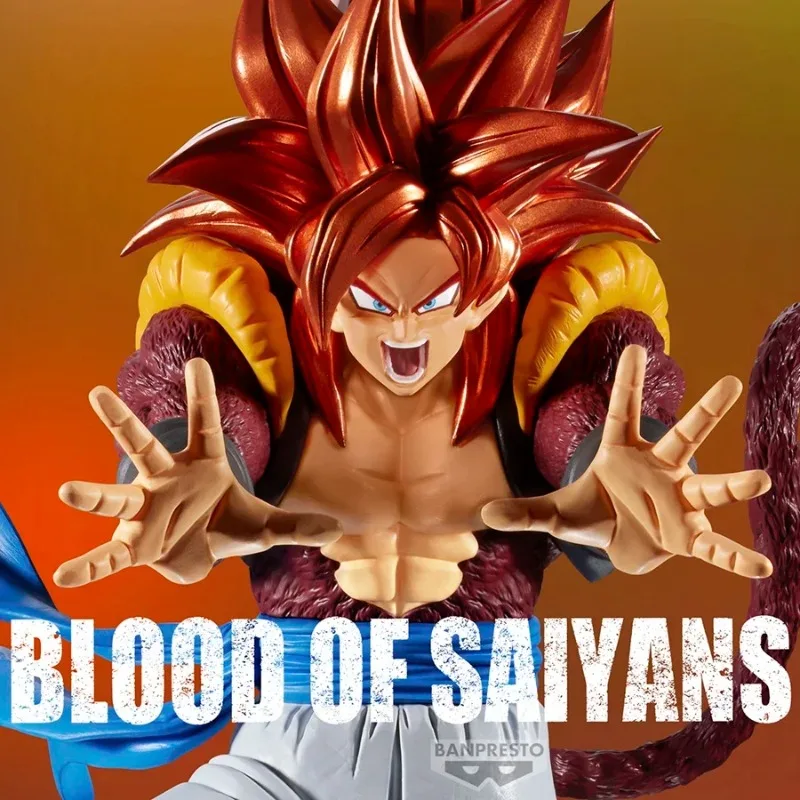 Фото В наличии: Фигурки BANDAI Banpresto Dragon Ball GT, аниме-фигурки Босс Супер Сайян 4 Гогета, коллекционные модели из ПВХ, игрушки-куклы №2