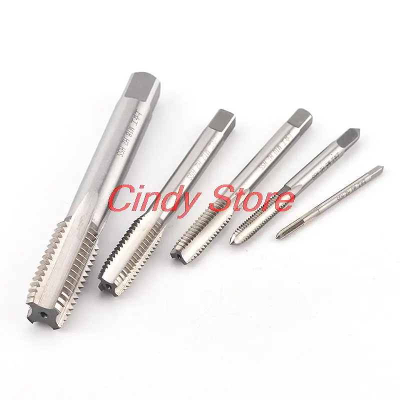 

1pc Left Hand Metric Thread Tap HSS Screw Tap Drill Bit Machine Straight Shank Plug Tap M3 M6 M8 M10 M12 M14 M16 M18 M20