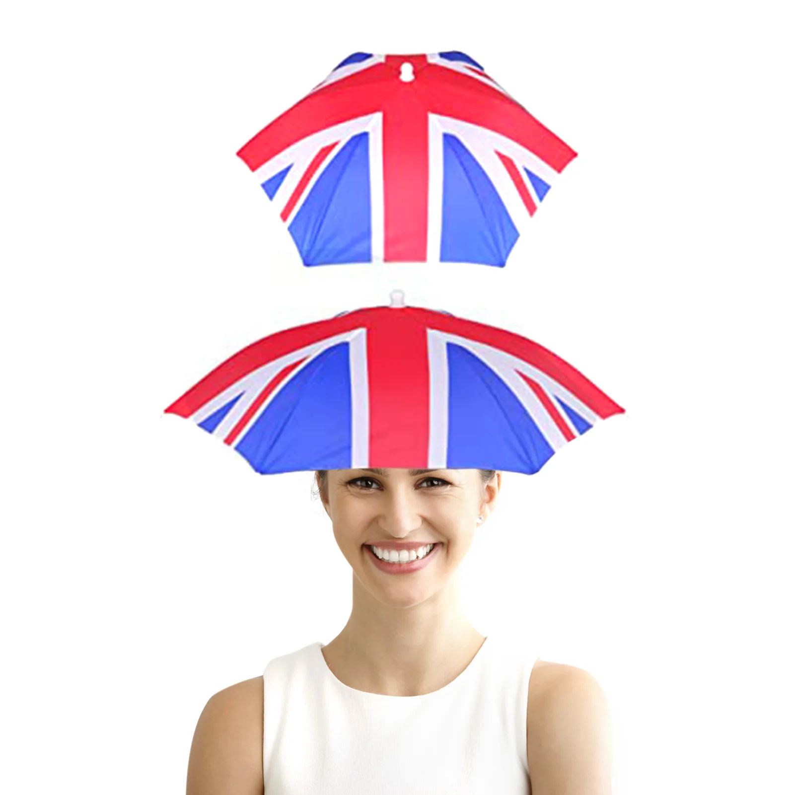 

Зонт-шляпа Union Jack складной, головной убор водонепроницаемый для рыбалки, гольфа, кемпинга, пляжа, садоводства