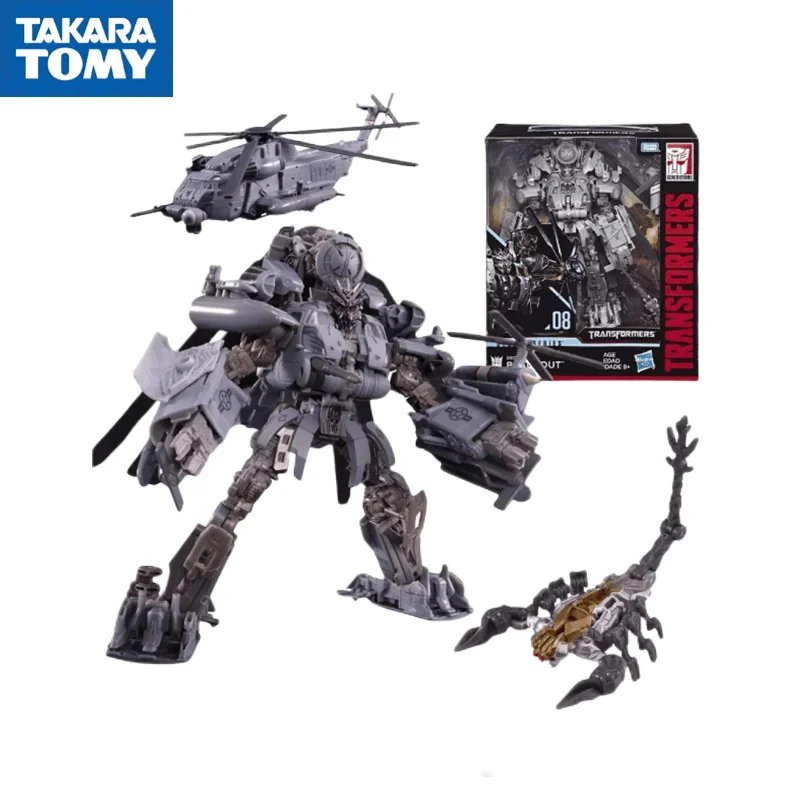 

Spot TAKARA TOMY Transformers SS08 Vertigo Blackout 3C Leader Leader Movable Doll Deformation Toy Collection Hobby Gift