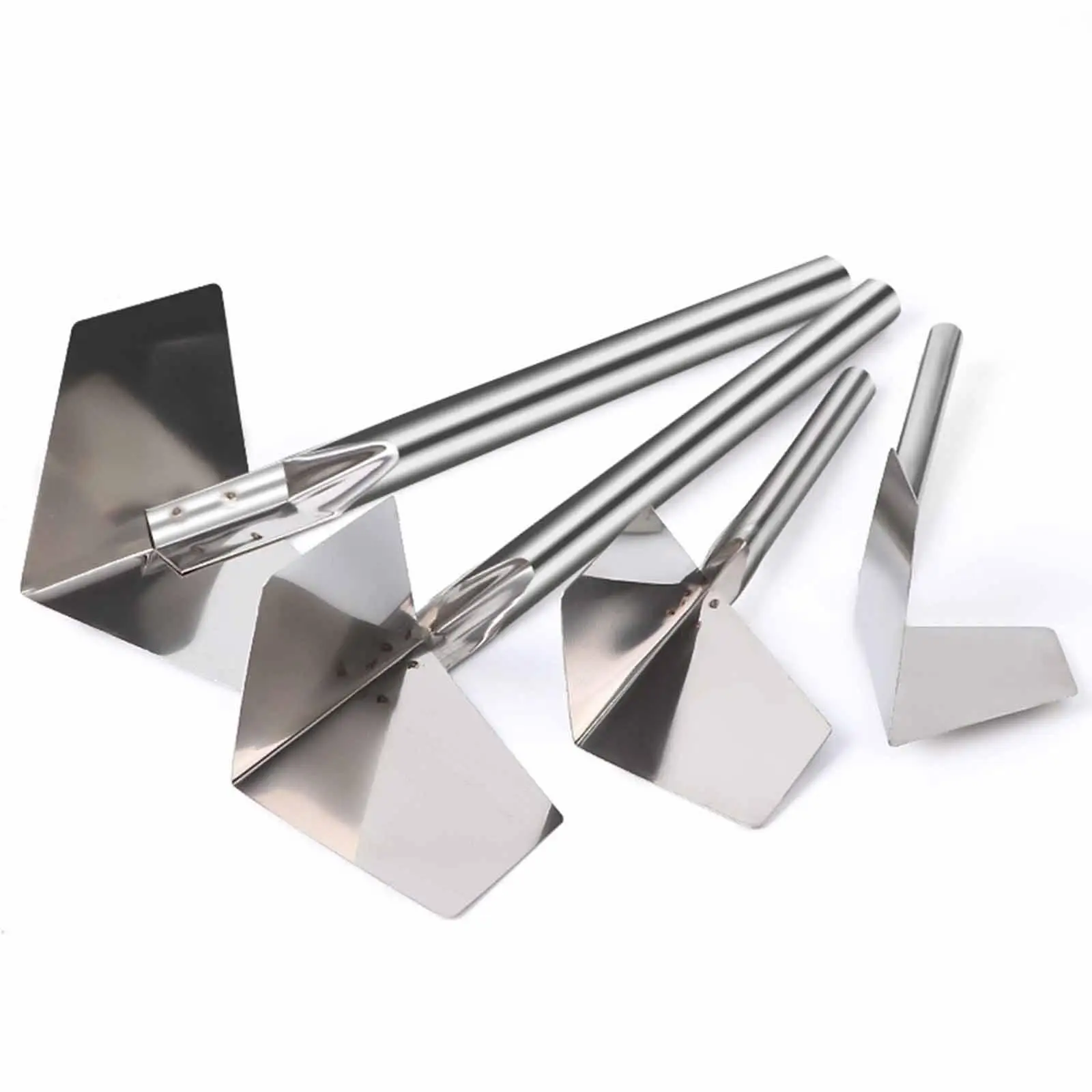 4Pcs Drywall Corner Tool Set Outside and Inside Corner Trowels Compact Construction Tools Concrete Edger for Bricklaying Home
