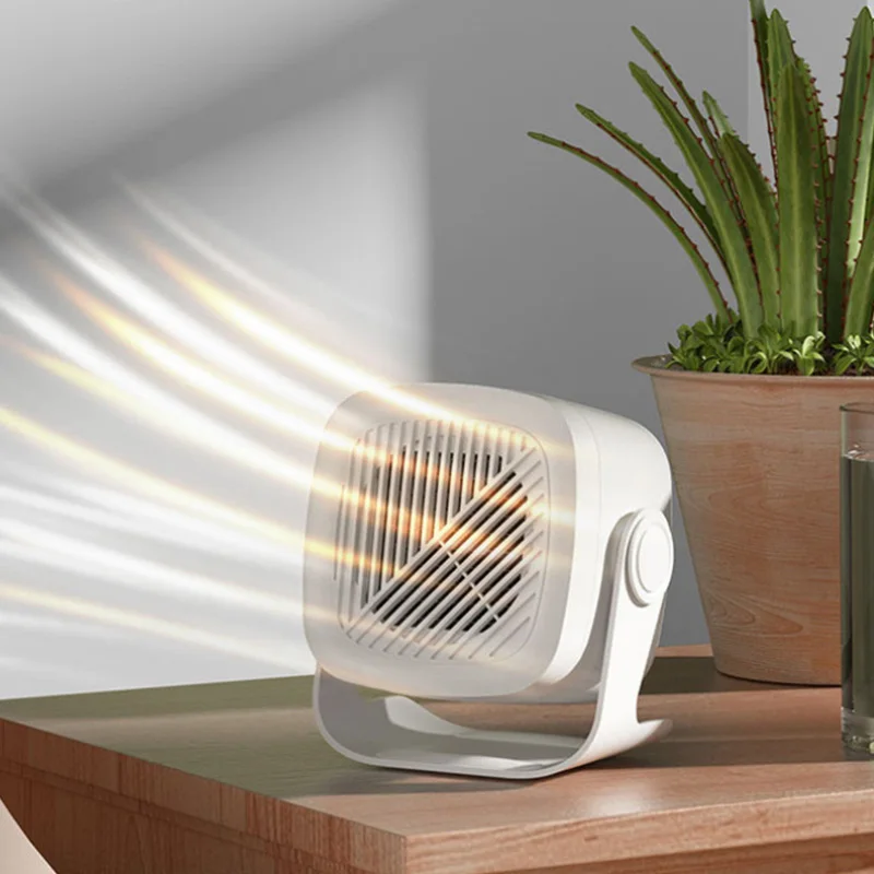 

Portable Mini Electric Heater Desktop Fan Heater PTC Ceramic 800W Instant Heating Warm Air Blower Home Office Warm Air Blower