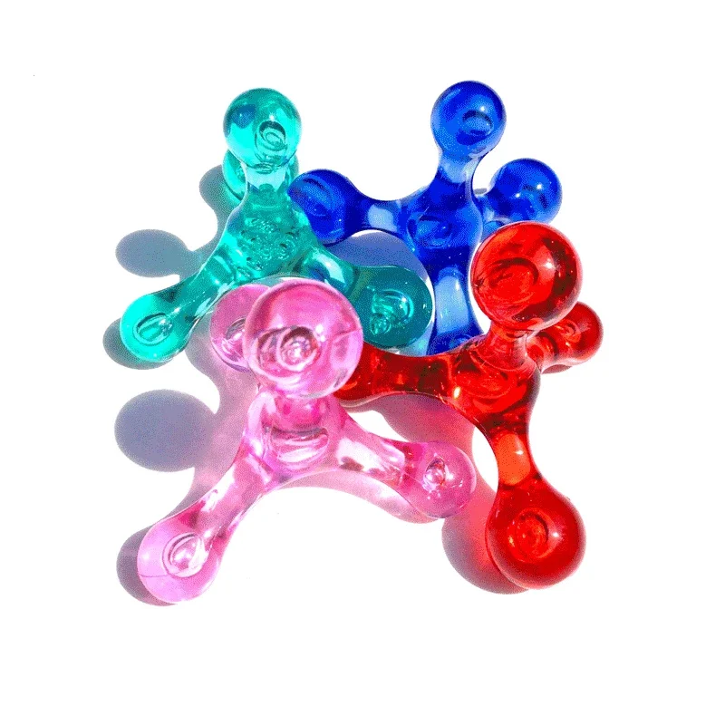 Новый 4-шариковый мини-ручной массажер инструменты для рук спины ног головы