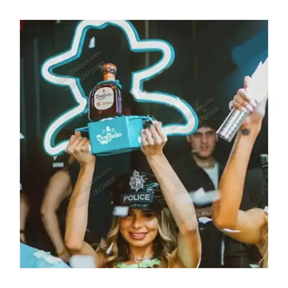 Светящаяся ручная рамка для шляпы с подсветкой неоновая вывеска Glorifier