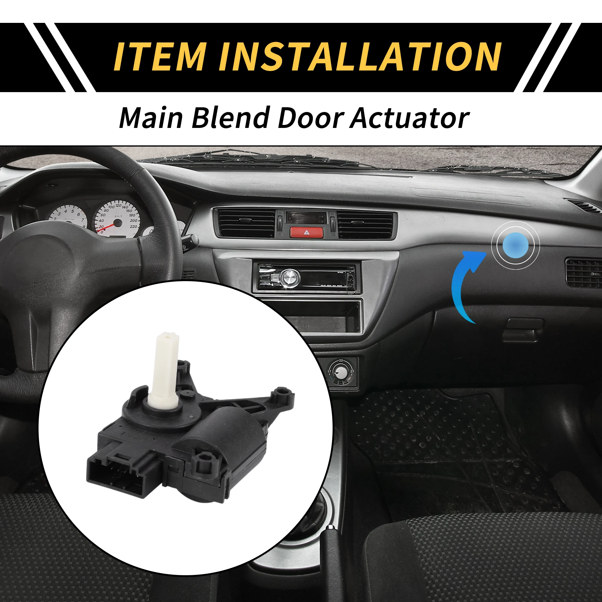 

Привод двери смеси обогревателя UXCELL HVAC для Mercedes-Benz Sprinter 06-09 No.0008205808