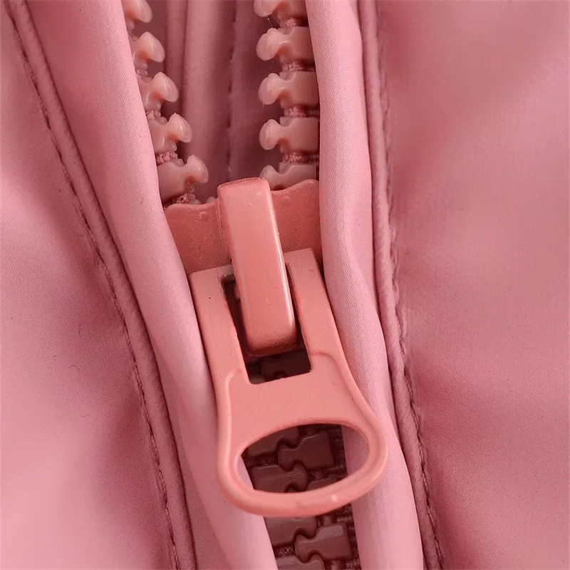 2022 Autumn Women's Parkas Faux Leather Stand-up Collar Women's Padded Jacket