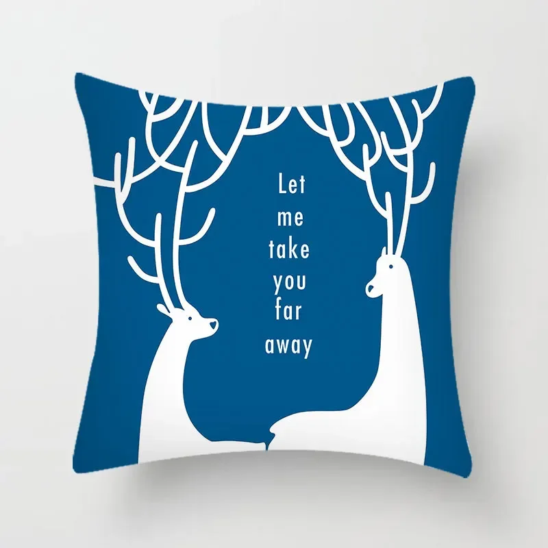 Симпатичная наволочка с мультяшным принтом для спальни подушка из полиэстера Dofa