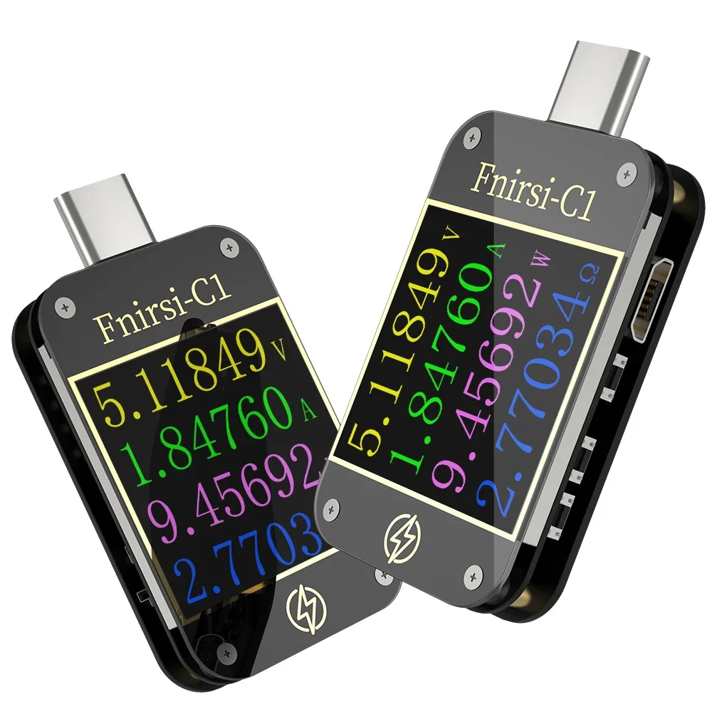 USB-тестер FNIRSI-C1 Type-C для внешних аккумуляторов