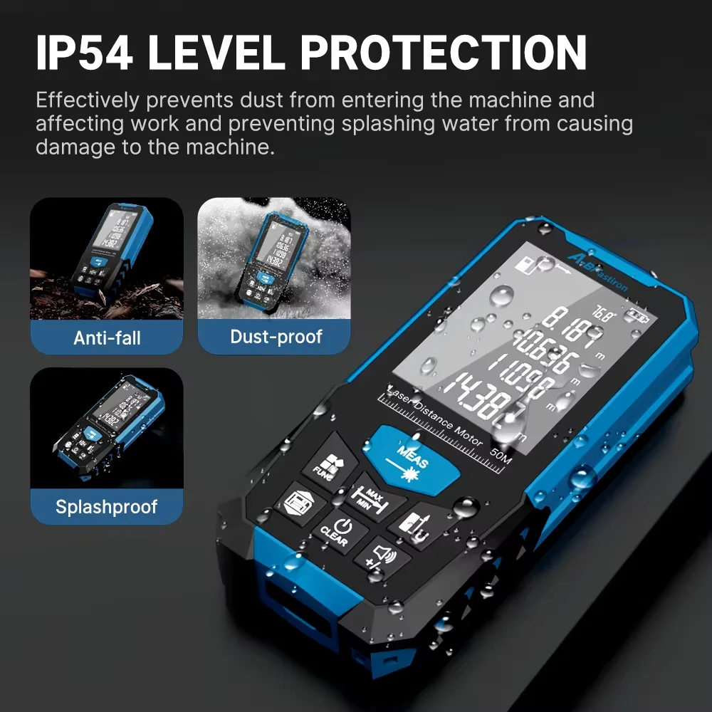 Лазерный дальномер A-BF 50/70/120 м перезаряжаемая цифровая рулетка профессиональный