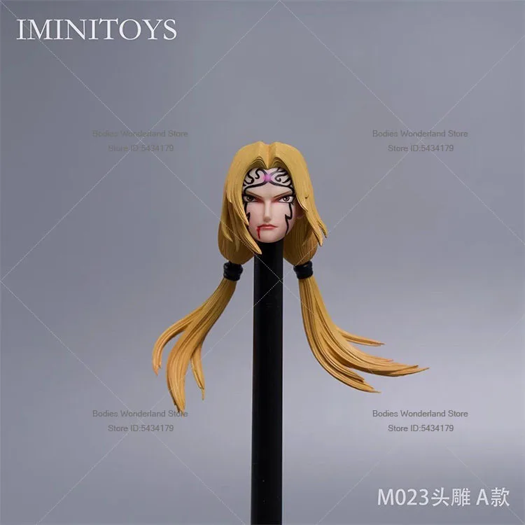 Фото Игрушки iminitoys M023, масштаб 1/6, женская солдатская форма, комплект одежды в стиле японского аниме, ниндзя, с двумя хвостиками, скульптура головы для 12-дюймовой фигурки-куклы №1